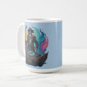 マットフィニッシュ付きプレミアムセラミックコーヒーマグ コーヒーマグカップ (正面左)