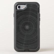 マットブラックサークルスチールシャッター