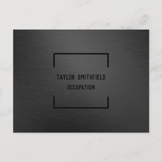 マットブラック 案内ポストカード (正面)