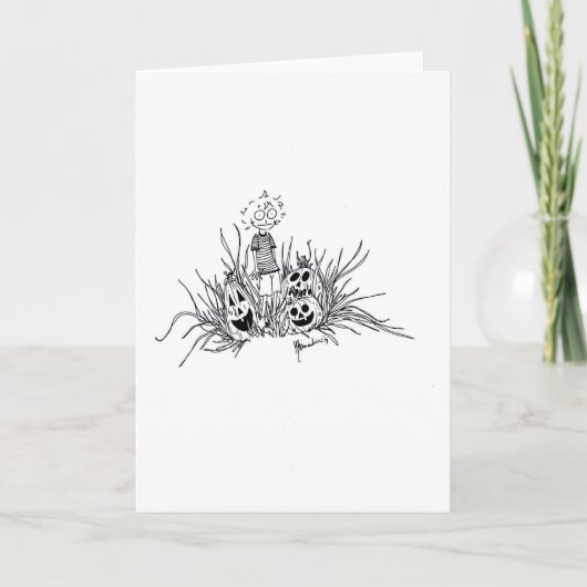 マットベルンクラシックハロウィーン カード (正面)