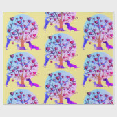 マットラッピング紙、バレンタインデックシュントハート ラッピングペーパー (フラット)