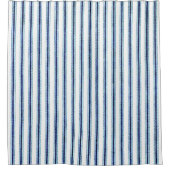 マットレスカチカチ音をたてること(c)青白 シャワーカーテン (正面)