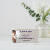 マットレスベッド寝カスタム 名刺 (スタンド正面)