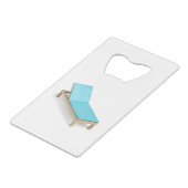 マットレス付きサンラウンジ クレジットカード栓抜き (裏面アングル)