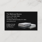 マットレス及び寝具店 名刺 (正面)