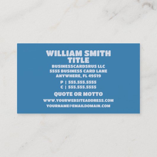 マットレス販売 名刺 (裏面)