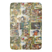 マット姿見の浴室を通したアリス バスマット (正面縦)