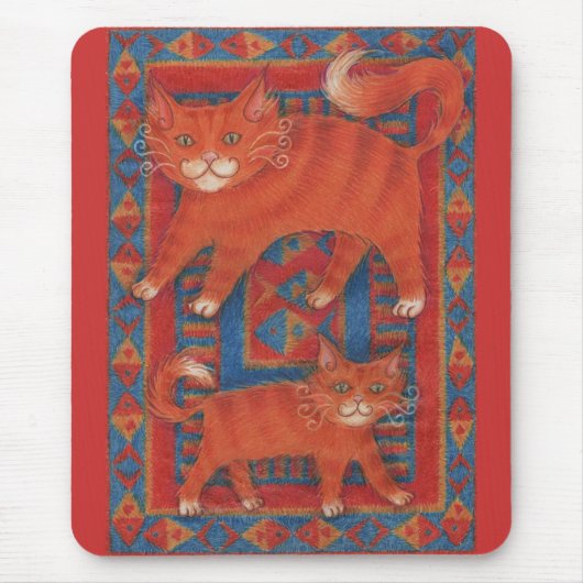 マット猫のmousepad マウスパッド (正面)