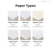 マット空白のクリーム2" x 3.5インチ折り結婚曲げ プレイスカード