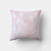マット美しい《写真》ぼけ味のピンクの輝きのグリッターのクッション クッション (裏面)