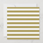 マット航海の金ゴールド男の子のシャワー 招待状 (裏面)