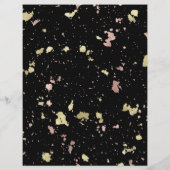 マット金ゴールドとバラ金ゴールドフレーク黒 (裏面)