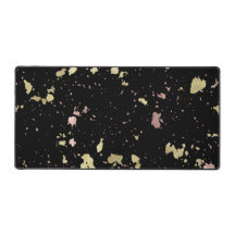 マット金ゴールドとバラ金ゴールドフレーク黒