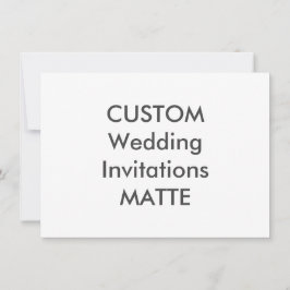マット120ポンド6.25インチx 4.5インチ結婚式招待状 招待状