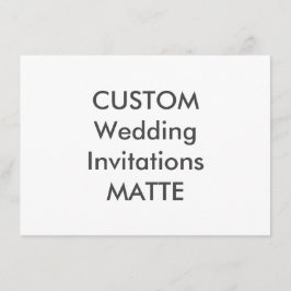 マット120ポンド6.25インチx 4.5インチ結婚式招待状 招待状