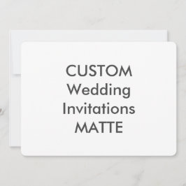 マット120ポンド7.5インチx 5.5インチ結婚式招待状 招待状