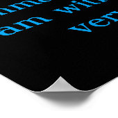 マット28:20外海の上飛んでいるに貝殻を持つ ポスター (角)