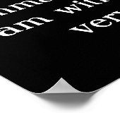 マット28:20景色の上にイーグル飛んでいるを持つ。 ポスター (角)