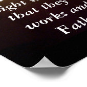 マット5:14-16 ポスター (角)