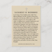 マット&ヘイリーワッシャー座席表 プレイスカード (裏面)