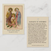 マット&ヘイリーワッシャー座席表 プレイスカード (正面/裏面)