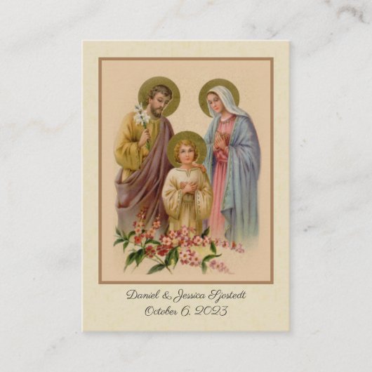 マット&ヘイリーワッシャー座席表 プレイスカード (正面)