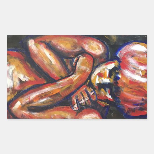 マット 長方形シール (正面)