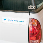 マットBarnthouseのTwitterのバンパーステッカー バンパーステッカー (トラック上)