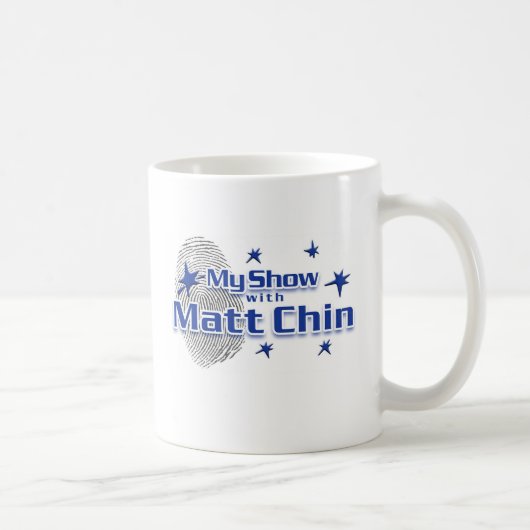 マットChinのマグとの私のショー コーヒーマグカップ (右)