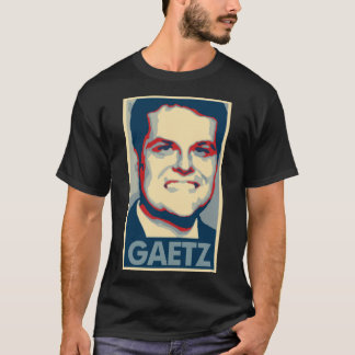 マットGaetzポスター政治パロディ Tシャツ