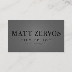 マットZervos 名刺