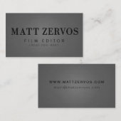 マットZervos 名刺 (正面/裏面)