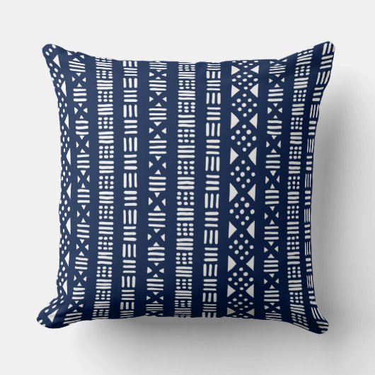 マッドクロススタイル01 – インディゴスタイル クッション (正面)