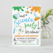 マッドサイエンス カラフルバースデー 招待状 (スタンド正面)
