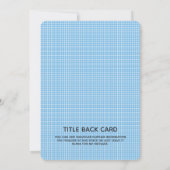 マッドサイエンス カラフルバースデー 招待状 (裏面)