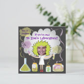 マッドサイエンティストの誕生日パーティー招待状 招待状 (スタンド正面)