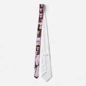 マッドタイのKiniArtピグレット ネクタイ (裏面)