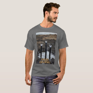 マッドダイビング メンズ グレー Tシャツ