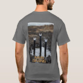 マッドダイビング メンズ グレー Tシャツ 裏 (裏面)
