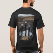 マッドダイビング メンズ 黒Tシャツ 裏 Tシャツ (裏面)