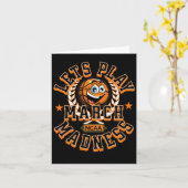 マッドネスがバスケッ遊トボットボールNcaa カード (黄色い花)