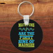 マッドネスのサイン!数学先生のジョーク キーホルダー (正面)