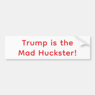 マッドハックスター トランプ ダミー ハンカマー アートジャンクハウス ラブ バンパーステッカー
