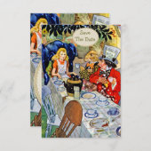 マッドハッターのティーパーティー ウェディング・セーブ・ザ・デート セーブザデート (正面/裏面)