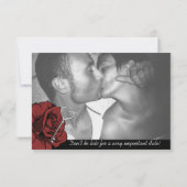 マッドハッター ウェディング レセプション カード (裏面)