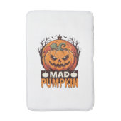マッドパンプキン ハロウィン ビンテージ 彫刻デザイン 1 バスマット (正面縦)