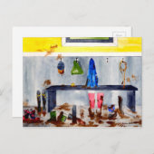 マッドブーツのはがき ポストカード (正面/裏面)