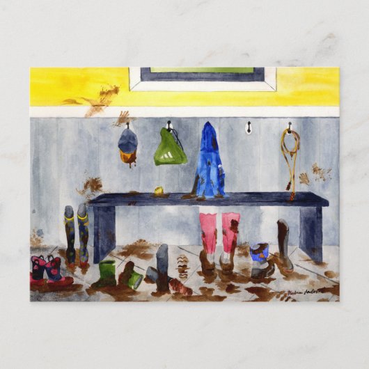 マッドブーツのはがき ポストカード (正面)