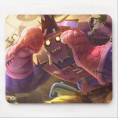 マッドマンゲームマウスパッド | パワーリフターをテーマにしたアート マウスパッド (正面)