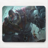 マッドマンゲームマウスパッド | パワーリフターをテーマにしたアート マウスパッド (正面)